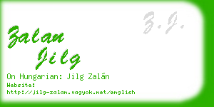 zalan jilg business card